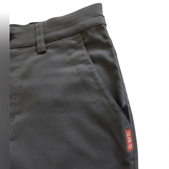 KETL Mountain Apparel Mens Tomfoolery Chino Travel Pants (Slim Fit) - Picture 5 of 11